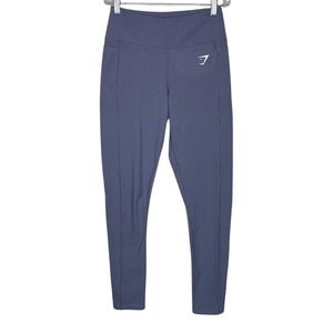 Gymshark Leggings Women Medium High Waisted Slate Lavender Purple Gym Athleisure